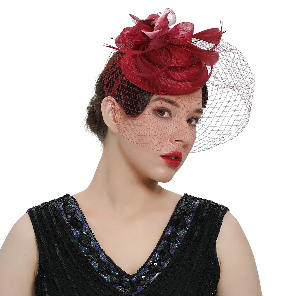 Fascinators for Bride Headdress Wedding Tea Party Hat Headb Tea Party Headb Removable Clips Hair Accessories
Fascinators for Bride Headdress Wedding Tea Party Hat Headb Tea Party Headb Removable Clips Hair Accessories