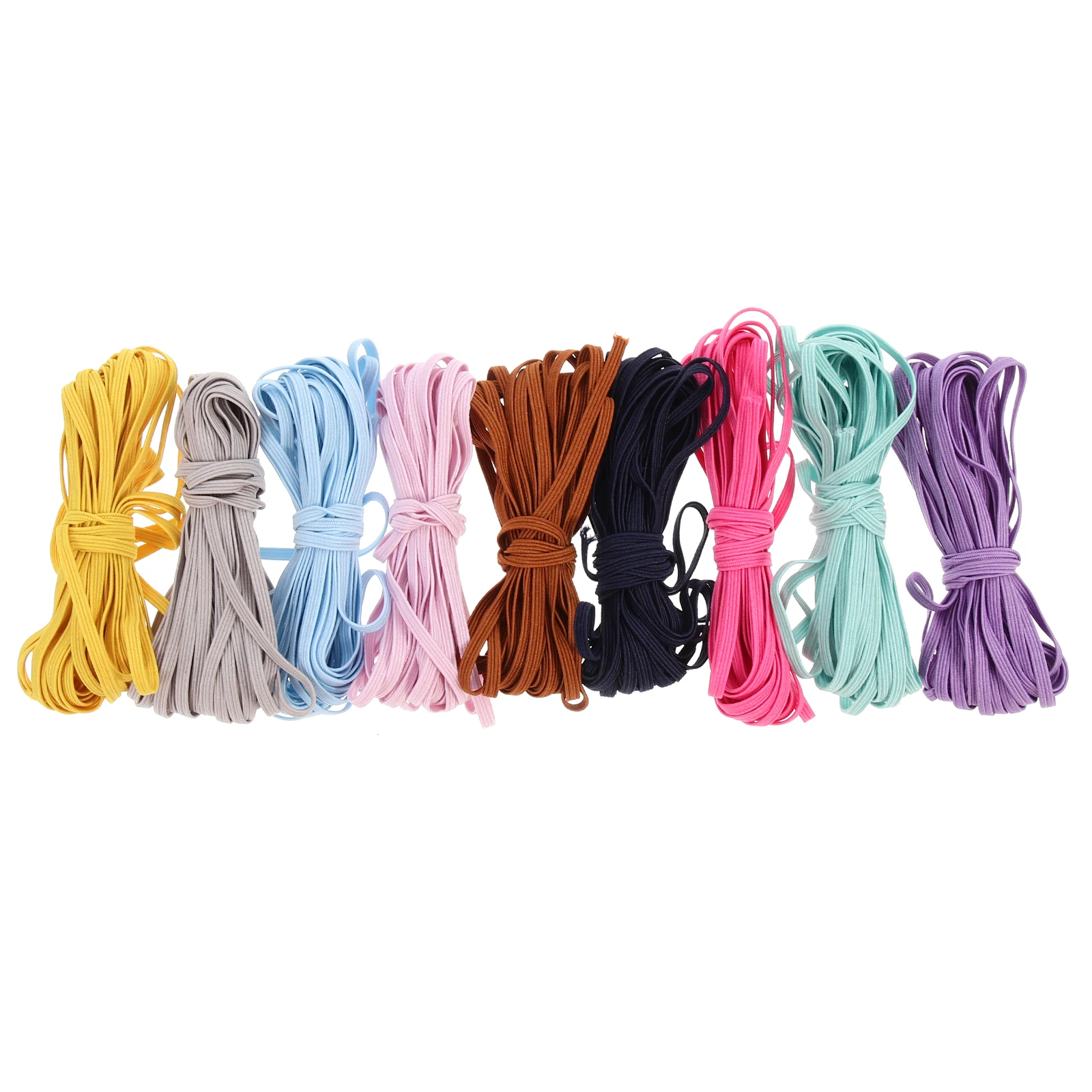 9pcs Elastic Handmade Crafts Elastics Bands 3mm DIY Flat Stretch Ribbon Random Colors 5 Yards Pack Sewing Supplies
9pcs Elastic Handmade Crafts Elastics Bands 3mm DIY Flat Stretch Ribbon Random Colors 5 Yards Pack Sewing Supplies