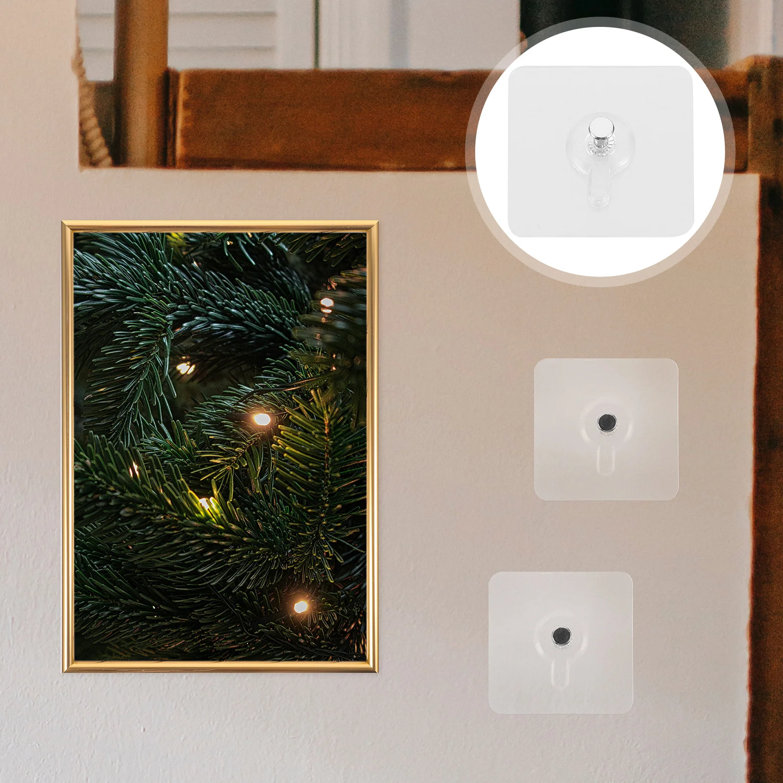 20 Pcs No-nails Photo Frames Heavy Duty Hooks Screw Free Wall Hanging for Picture Sticky Adhesive Household
20 Pcs No-nails Photo Frames Heavy Duty Hooks Screw Free Wall Hanging for Picture Sticky Adhesive Household