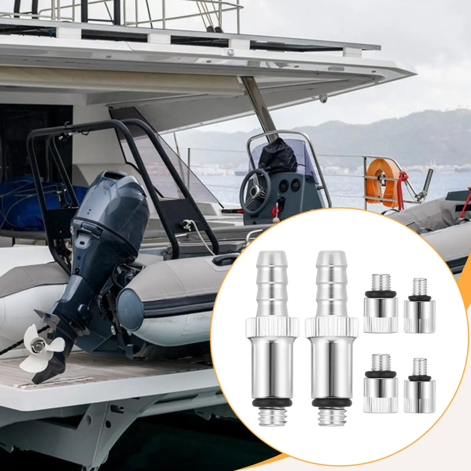 Marine Outboard Lower Unit Gear Oil Pump Adapter Kit Aluminum Alloy 8mm 10mm Adapters for Most Outboard Motors
Marine Outboard Lower Unit Gear Oil Pump Adapter Kit Aluminum Alloy 8mm 10mm Adapters for Most Outboard Motors