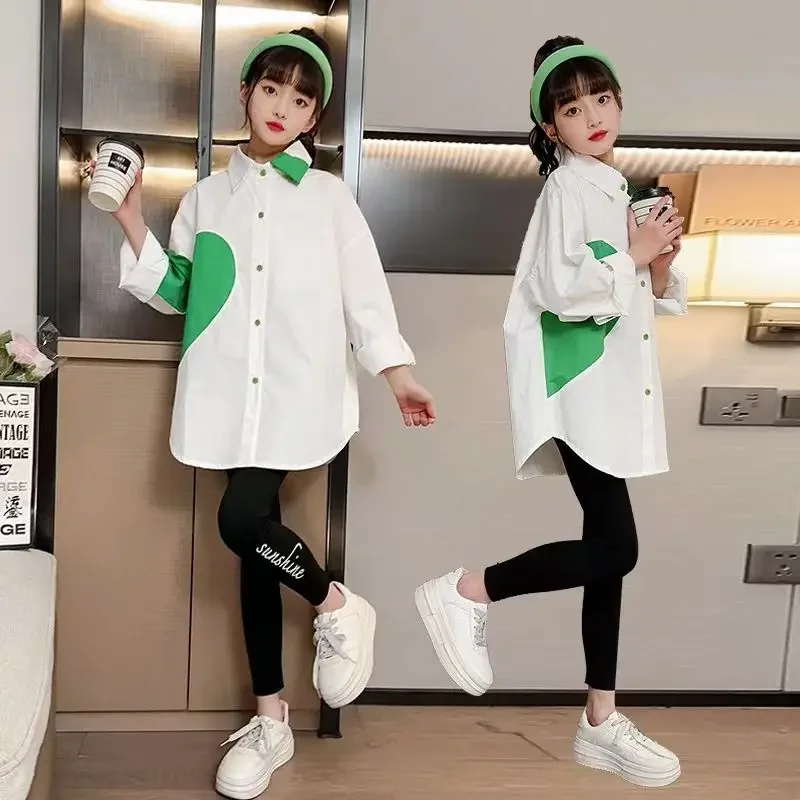 Fashion Baby Girl Boy Shirt Long Loose Heart Patchwork Child Blouses Outfit Oversized Spring Autumn Summer Baby Clothes 2-14Y
Fashion Baby Girl Boy Shirt Long Loose Heart Patchwork Child Blouses Outfit Oversized Spring Autumn Summer Baby Clothes 2-14Y