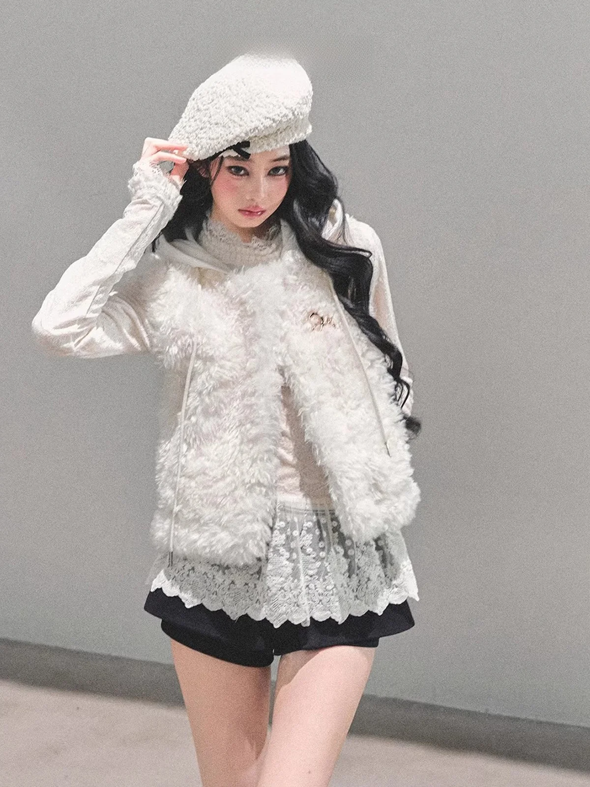 AOMALM Women's Fce Lined Vest Coat Warmth And Sle Stand Fit Polyester And Wool Blend ort Zipper Closure Top
AOMALM Women's Fce Lined Vest Coat Warmth And Sle Stand Fit Polyester And Wool Blend ort Zipper Closure Top