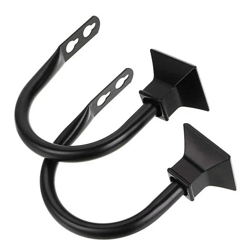 ABXF-Набор из 4 квадратных металлических декоративных держателей для штор, настенные держатели для оконных занавесок для спальни, черные
ABXF-Набор из 4 квадратных металлических декоративных держателей для штор, настенные держатели для оконных занавесок для спальни, черные