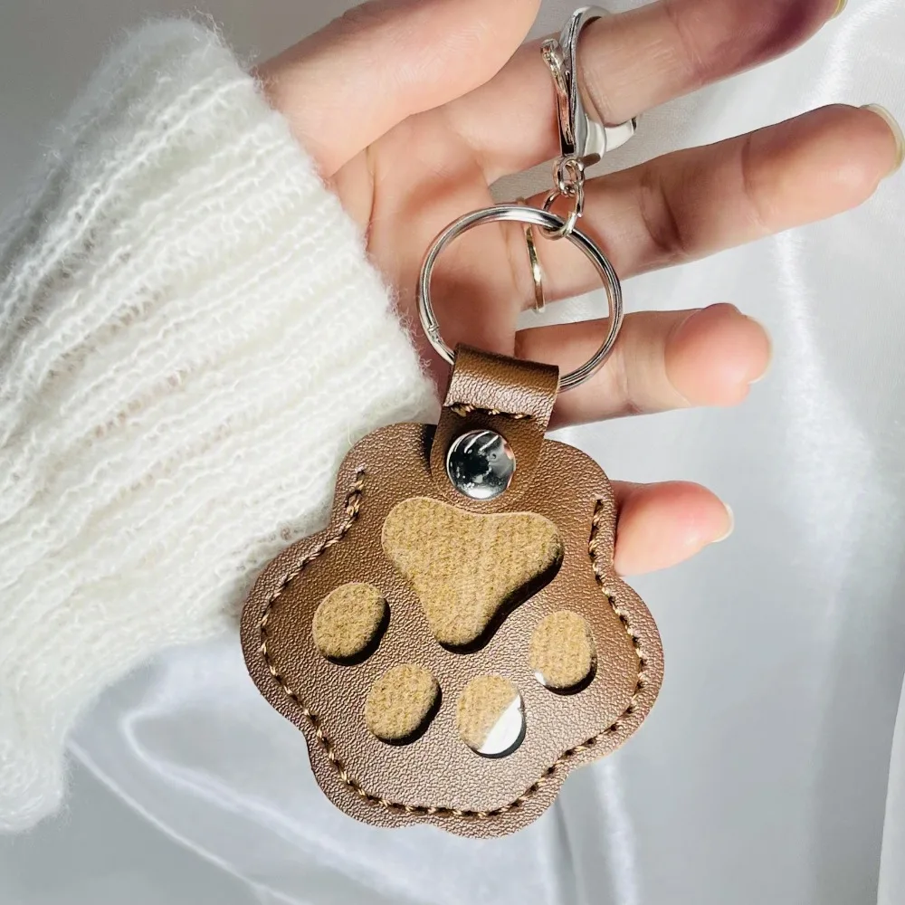 Personalize Portable Leather Print Pet Hair Storage Cat Paw Custom Keychain Metal Car Keyring Holder Bag Charm Gift Lover
Personalize Portable Leather Print Pet Hair Storage Cat Paw Custom Keychain Metal Car Keyring Holder Bag Charm Gift Lover
