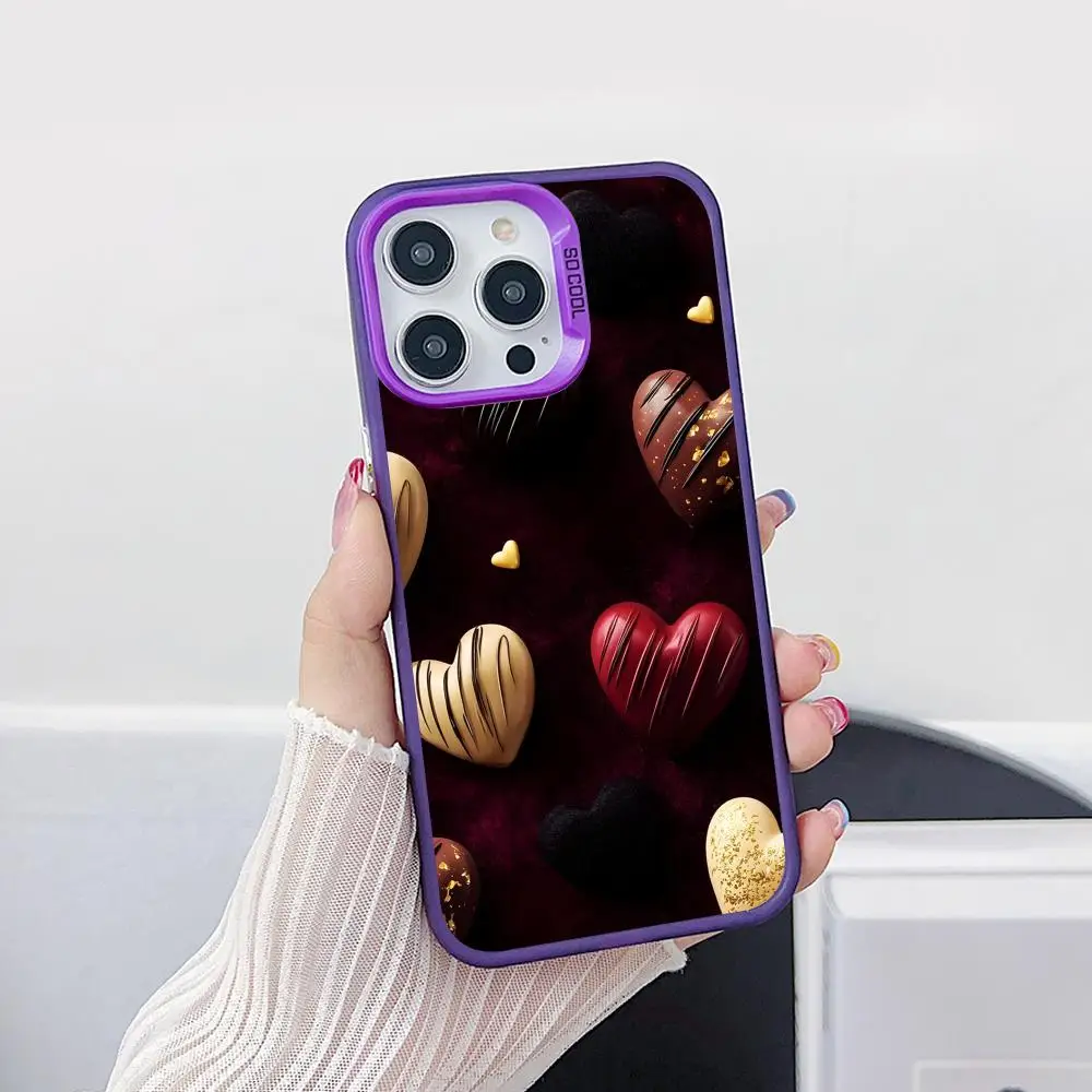 Sweet Chocolate Phone Case for iPhone 17 16 15 14 13 12 11 X XR XS Air Pro Max Plus Purple Colorful Silver Cover
Sweet Chocolate Phone Case for iPhone 17 16 15 14 13 12 11 X XR XS Air Pro Max Plus Purple Colorful Silver Cover