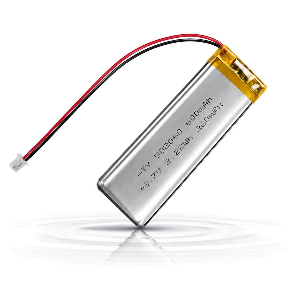 502060 600mAh3.7V LiPo Battery Rechargeable Lithium Polymer Battery for Bluetooth Headset GPS MP3 Speaker Camera DIY Replacement
502060 600mAh3.7V LiPo Battery Rechargeable Lithium Polymer Battery for Bluetooth Headset GPS MP3 Speaker Camera DIY Replacement