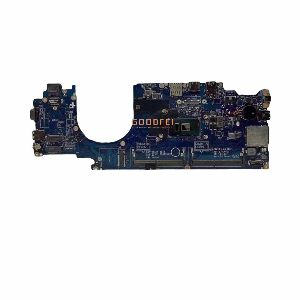Laptop Motherboard Mainboard LA-E081P CDM70 CPU: I5-6300U / I5-7200U / I7-7600U Latitude 5480 E5480 For Dell 100% Test OK
Laptop Motherboard Mainboard LA-E081P CDM70 CPU: I5-6300U / I5-7200U / I7-7600U Latitude 5480 E5480 For Dell 100% Test OK