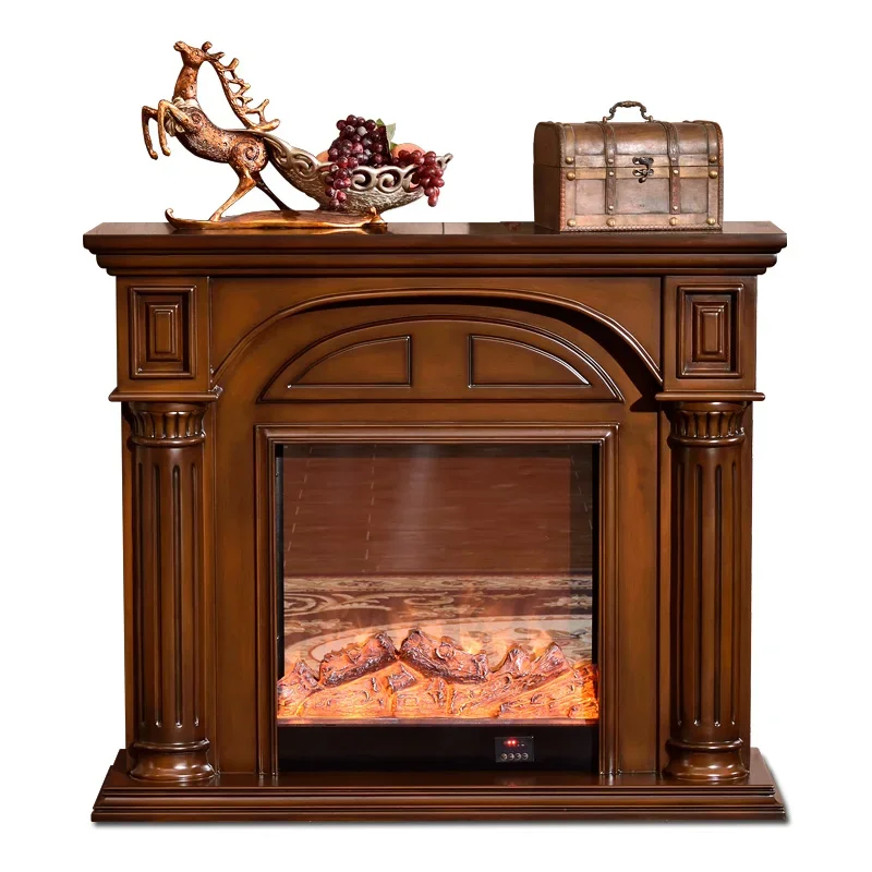 1.2/1 meters European fireplace Solid wood American electric fireplace Decorative heating White fireplace cabinet Roman column
1.2/1 meters European fireplace Solid wood American electric fireplace Decorative heating White fireplace cabinet Roman column