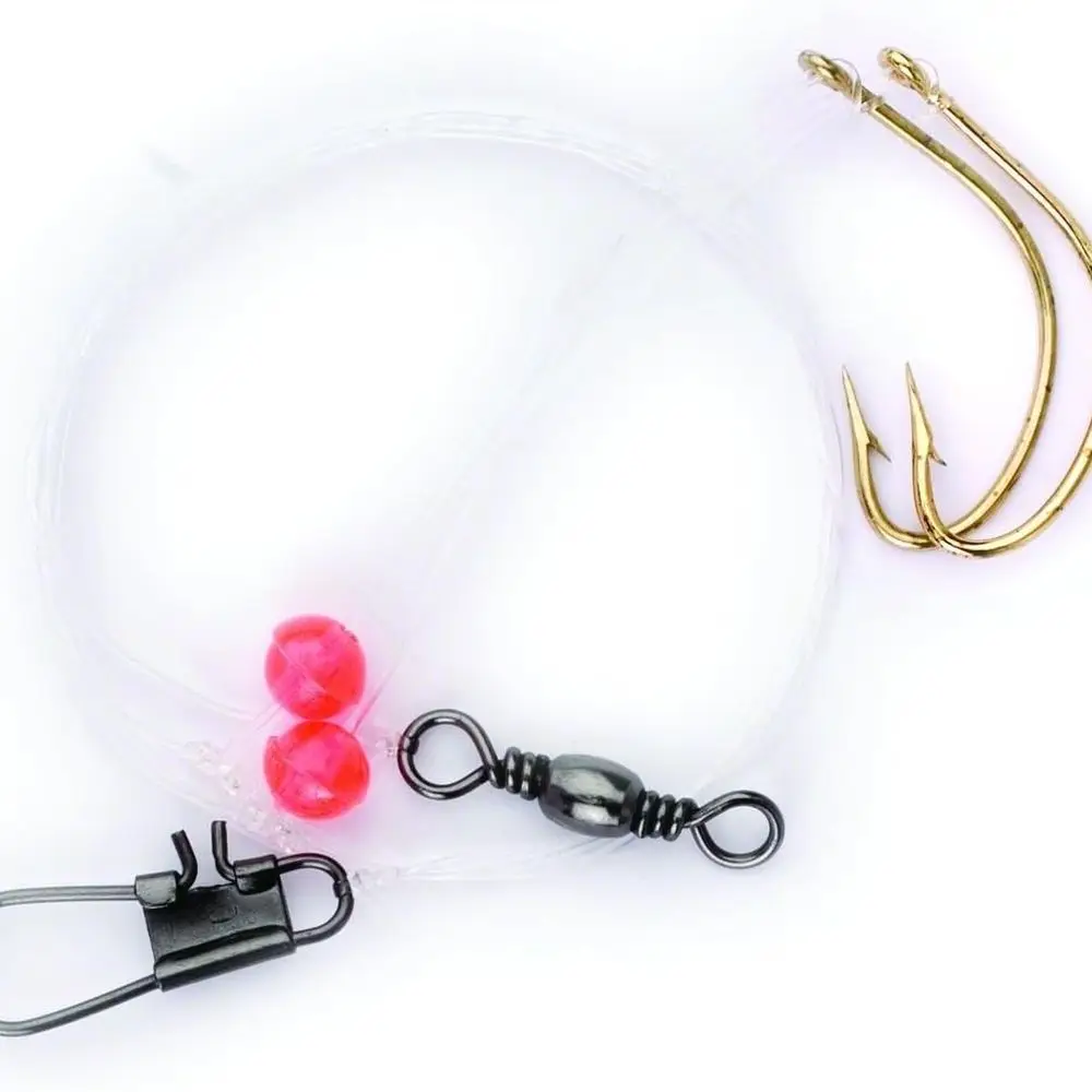 L967-4 Lazer Sharp Pompano Rig, Double Gold Kahle Hook
L967-4 Lazer Sharp Pompano Rig, Double Gold Kahle Hook