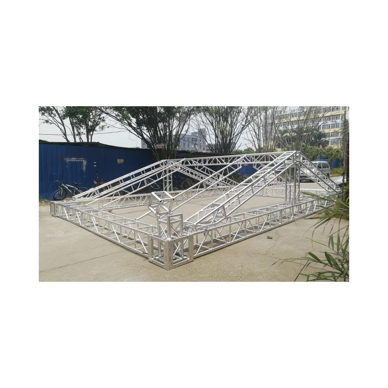Hot Sale Inclined Top Roof Aluminium Truss System Stage For Event Truss Aluminum
Hot Sale Inclined Top Roof Aluminium Truss System Stage For Event Truss Aluminum