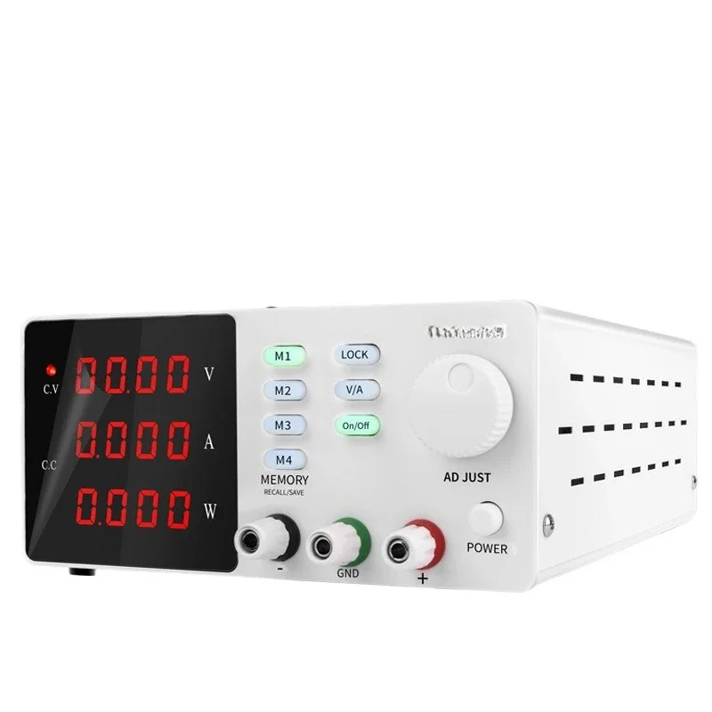 Adjustable DC regulated power supply Digital display 30V60V10A Computer mobile phone maintenance
Adjustable DC regulated power supply Digital display 30V60V10A Computer mobile phone maintenance