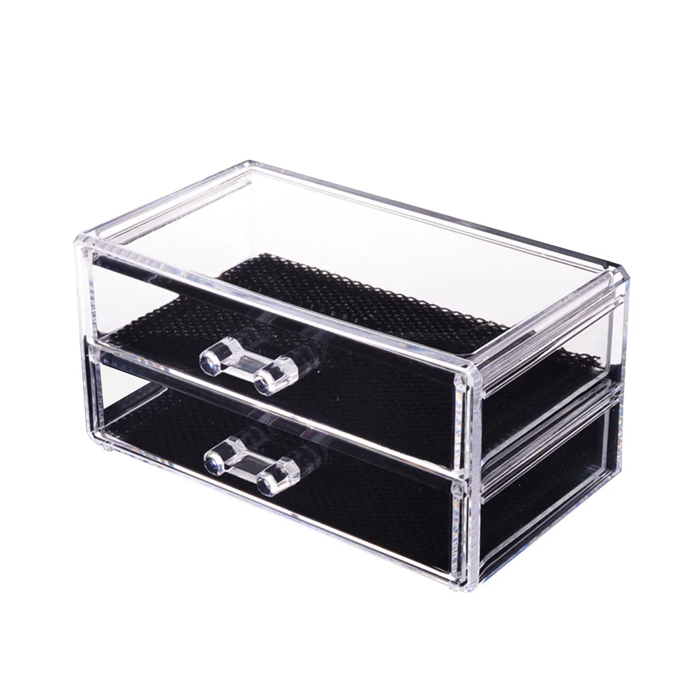 2-Tier Organizer Storage Large Removable Drawers Clear Jewelry Holder High Transparency Display Cube For Home
2-Tier Organizer Storage Large Removable Drawers Clear Jewelry Holder High Transparency Display Cube For Home