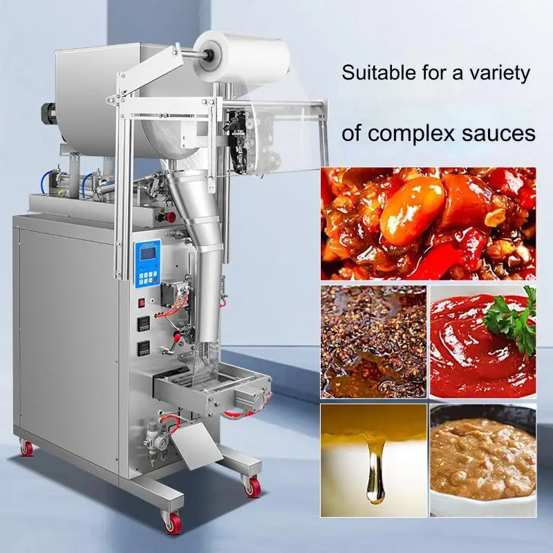 Hot Selling Commercial Fully Automatic Packaging Machine Sauce Filling Machine Packaging Speed 8-16 Pieces/MIN
Hot Selling Commercial Fully Automatic Packaging Machine Sauce Filling Machine Packaging Speed 8-16 Pieces/MIN
