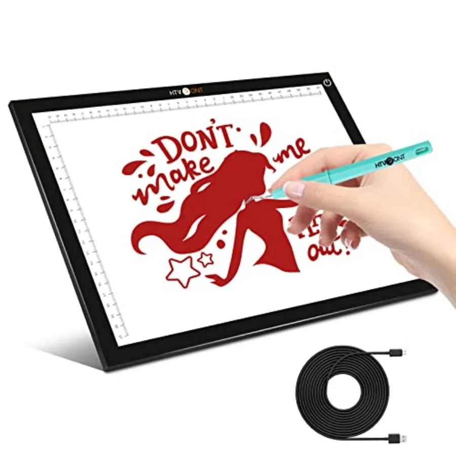 Portable A4 Led Bright Light Pad, Ultra-Thin and Adjustable Luminosity Light Board, USB Powered Black Light Box for Tracing, We
Portable A4 Led Bright Light Pad, Ultra-Thin and Adjustable Luminosity Light Board, USB Powered Black Light Box for Tracing, We