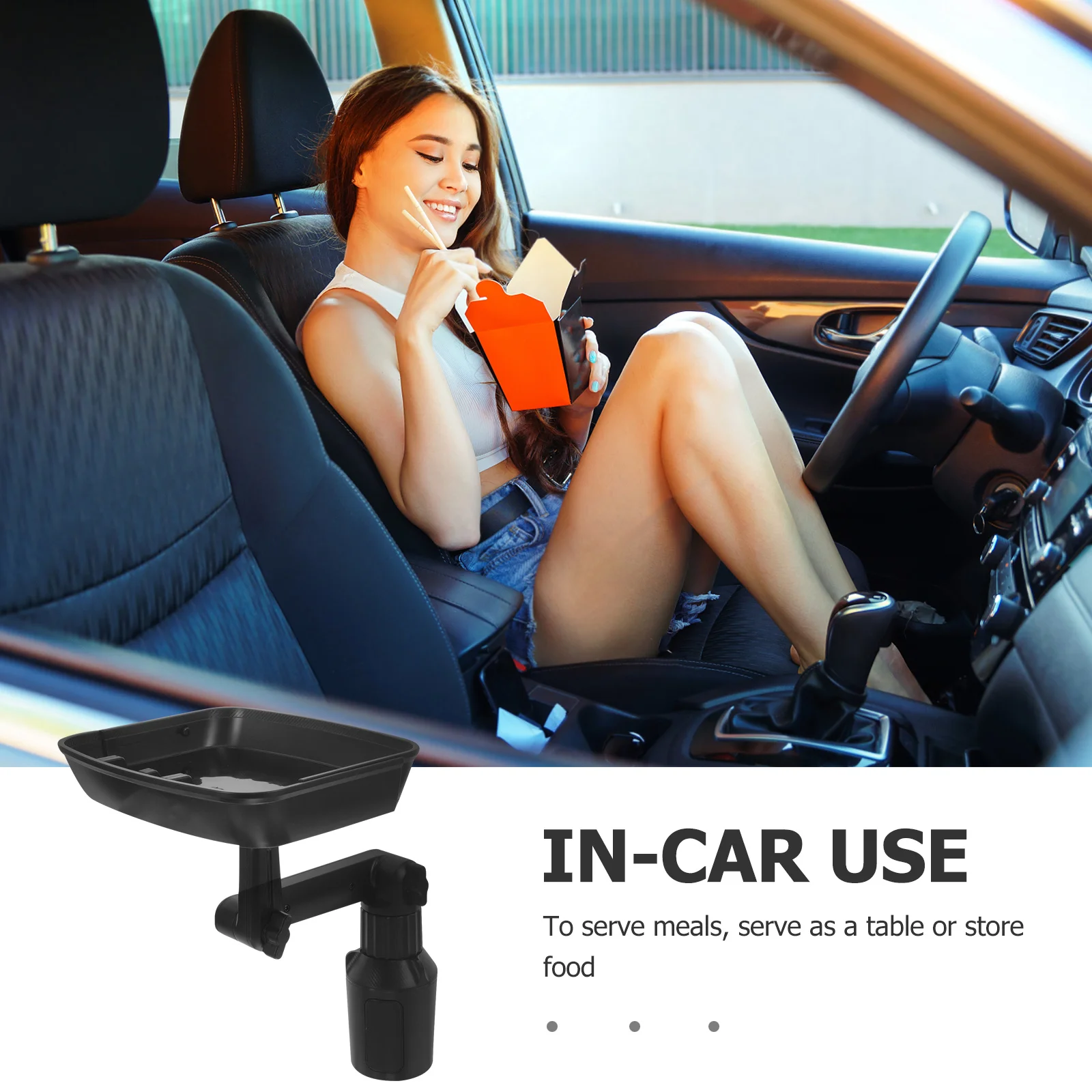 Car Food Tray Multipurpose Automotive Cup Holder Tray Vehicle Snack Table Adjustable Angle Car Trays for Eating
Car Food Tray Multipurpose Automotive Cup Holder Tray Vehicle Snack Table Adjustable Angle Car Trays for Eating