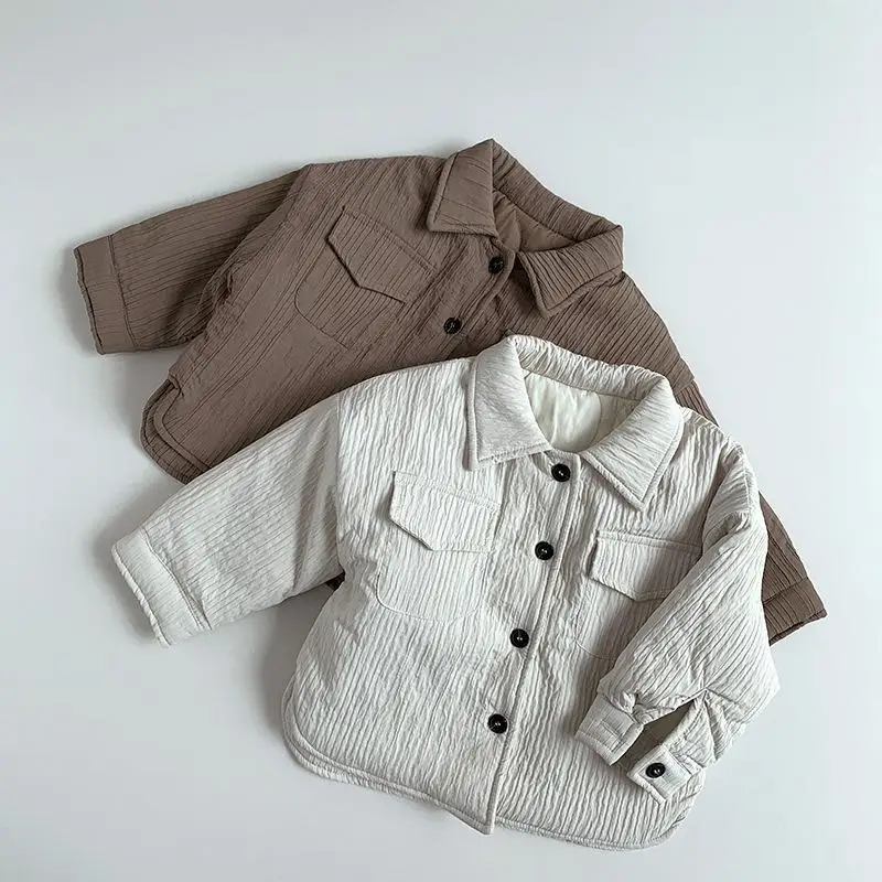 2025 Winter New Children Warm Coat Baby Boy Long Sleeve Shirts Jacket Kids Girls Plus Velvet Thick Coat Infant Fleece Clothes
2025 Winter New Children Warm Coat Baby Boy Long Sleeve Shirts Jacket Kids Girls Plus Velvet Thick Coat Infant Fleece Clothes