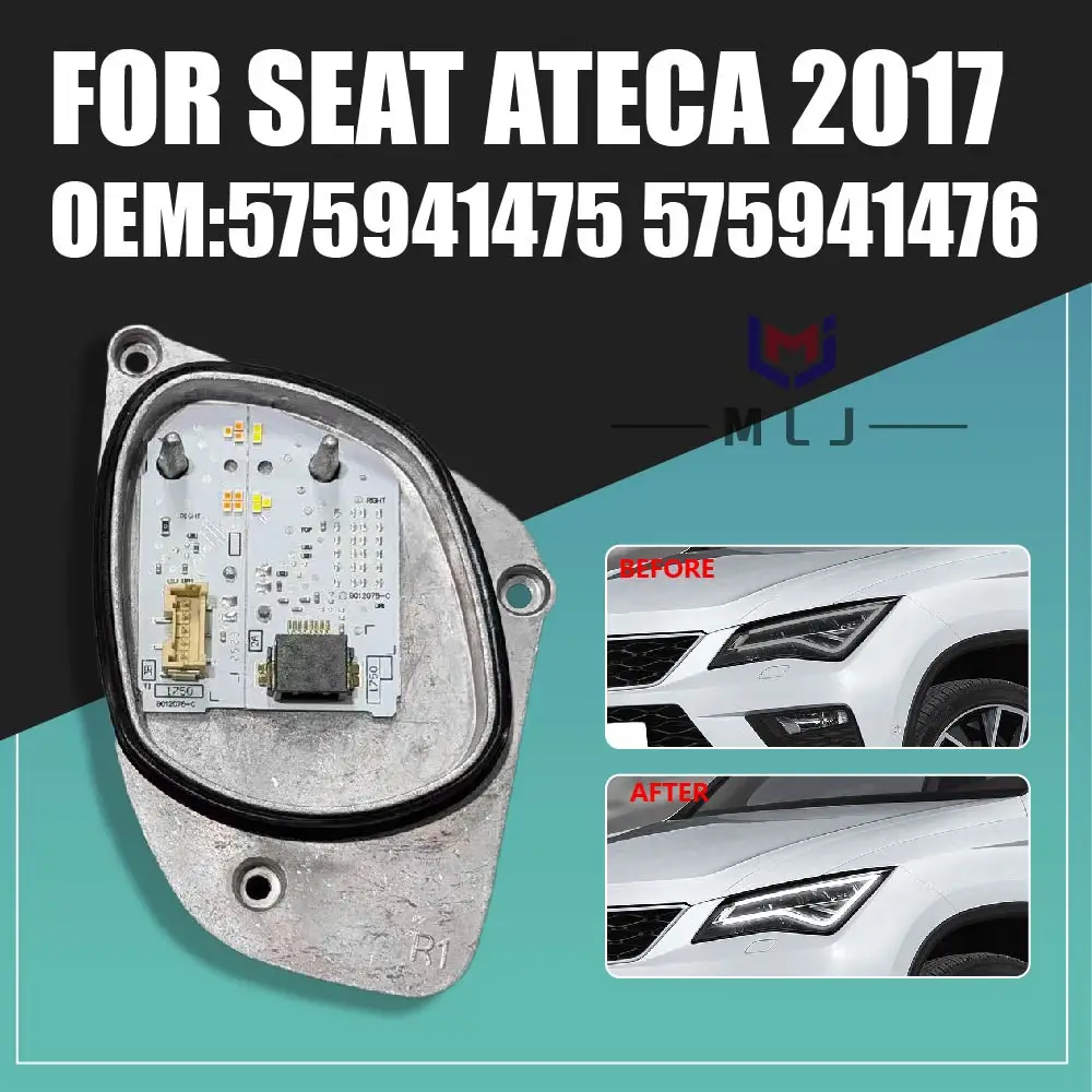 575941475 575941476 Angel Eyes DRL LED Source Module For SEAT Ateca KH7 2017 Headlight Replacement Spare Parts
575941475 575941476 Angel Eyes DRL LED Source Module For SEAT Ateca KH7 2017 Headlight Replacement Spare Parts