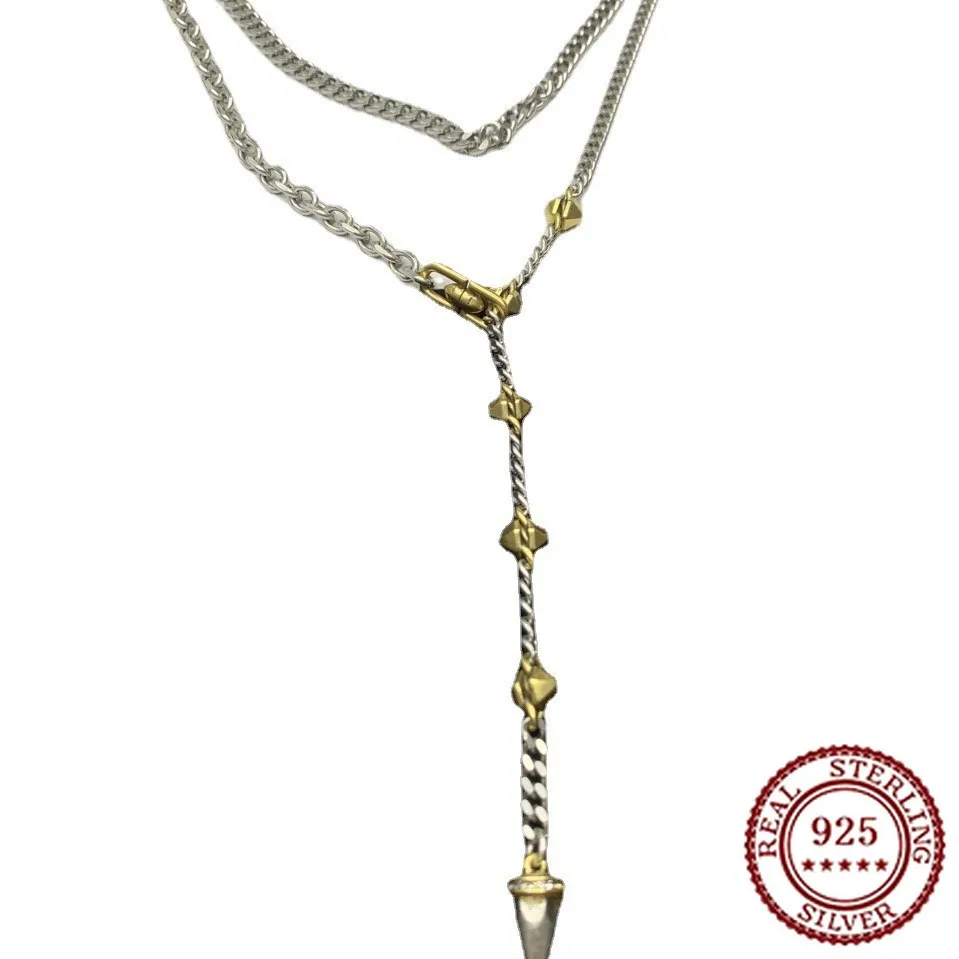 2025 New Trend Classic Double-layer Necklace Women's Bracelet Personalized Color Blocked Collarbone Chain 
2025 New Trend Classic Double-layer Necklace Women's Bracelet Personalized Color Blocked Collarbone Chain