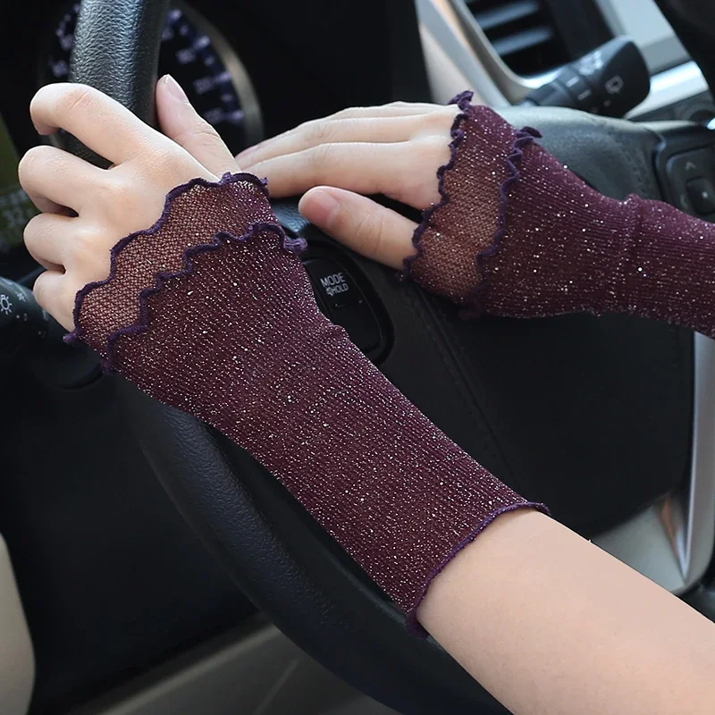 Women Hand Sleeve Wrist Cuffs Ruffled Floral Black Lace Elastic Bracelet Elegant Girls Wrist Gloves Thin and breathable decorate
Women Hand Sleeve Wrist Cuffs Ruffled Floral Black Lace Elastic Bracelet Elegant Girls Wrist Gloves Thin and breathable decorate