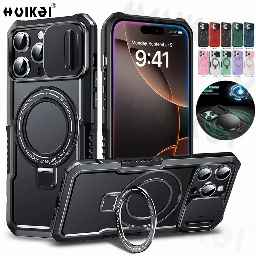 Case For iPhone 16 Pro Max 15 Pro 14 Pro 13 12 Magnetic Slide Camera Heavy Duty Shock Absorption Body Protective Kickstand Cover
Case For iPhone 16 Pro Max 15 Pro 14 Pro 13 12 Magnetic Slide Camera Heavy Duty Shock Absorption Body Protective Kickstand Cover