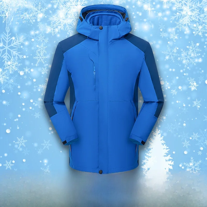 Thickened Three-in-One Men's Snowboard Jacket Winter Outdoor Climbing Windproof Waterproof Detachable Hood Zipper Closure Pol...
Thickened Three-in-One Men's Snowboard Jacket Winter Outdoor Climbing Windproof Waterproof Detachable Hood Zipper Closure Pol...