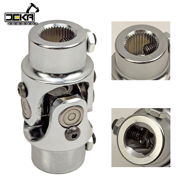 3/4 "36 spline X 3/4" DD Универсальный рулевой шарнир Chrome Single U Joint Shaft
3/4 "36 spline X 3/4" DD Универсальный рулевой шарнир Chrome Single U Joint Shaft