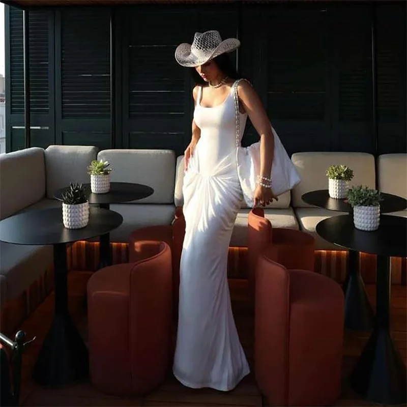 White Black Women Prom Dress Sexy Stripe Sleeveless Ruffles Long Party Gown Autumn Formal Casual Daily Evening Birthday Robe
White Black Women Prom Dress Sexy Stripe Sleeveless Ruffles Long Party Gown Autumn Formal Casual Daily Evening Birthday Robe