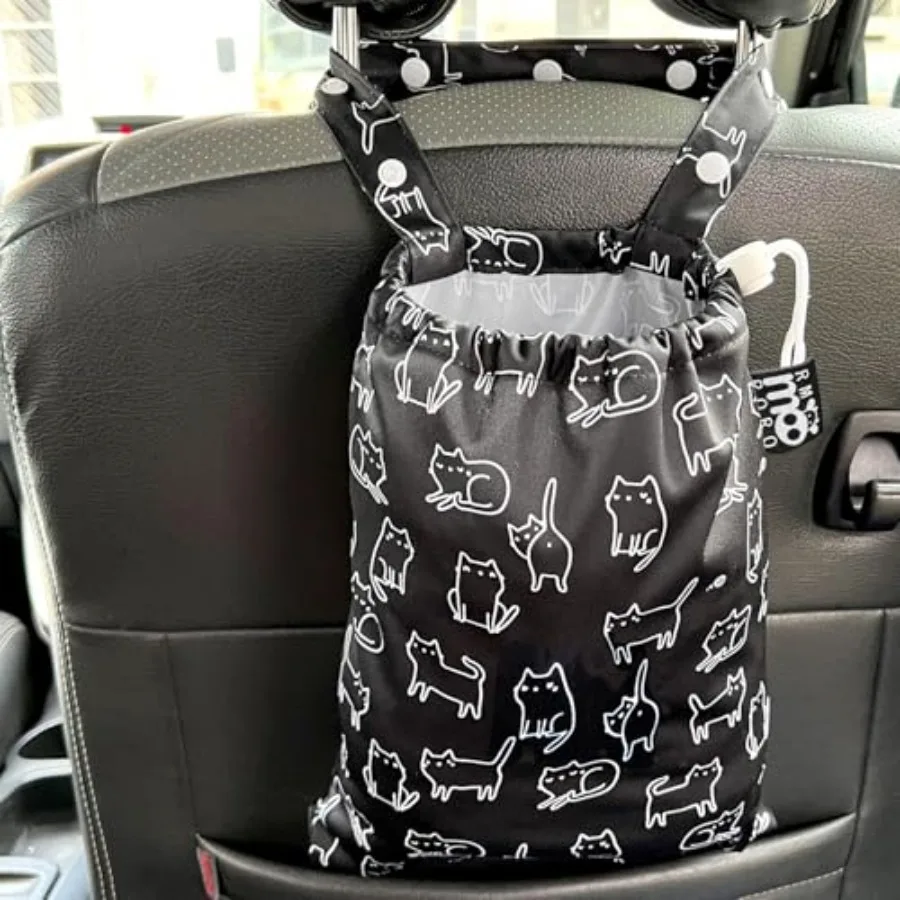 Waterproof Car Trash Bag Reusable Portable Garbage Can with Drawstring Top Adjustable Hanging Strap Leakproof and Washable for
Waterproof Car Trash Bag Reusable Portable Garbage Can with Drawstring Top Adjustable Hanging Strap Leakproof and Washable for
