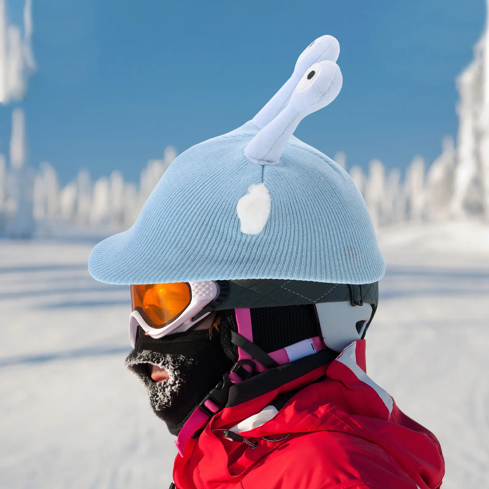 Cartoon Ski Cover Hood Knitted Silk Thread Ski Snowboard Winter Sports Accessories Kids Adults Skiing Cover Sleeve
Cartoon Ski Cover Hood Knitted Silk Thread Ski Snowboard Winter Sports Accessories Kids Adults Skiing Cover Sleeve