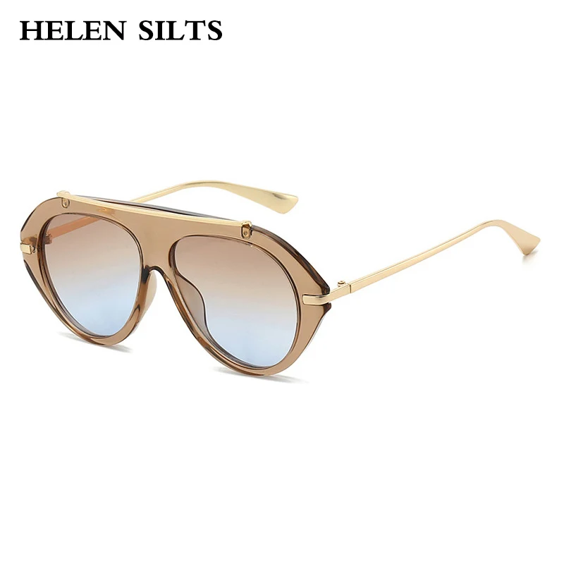 HELEN SILTS Fashion Pilot Sunglasses Women Retro Oversized Shades UV400 Men Blue Green Sun Glasses Eyewear
HELEN SILTS Fashion Pilot Sunglasses Women Retro Oversized Shades UV400 Men Blue Green Sun Glasses Eyewear