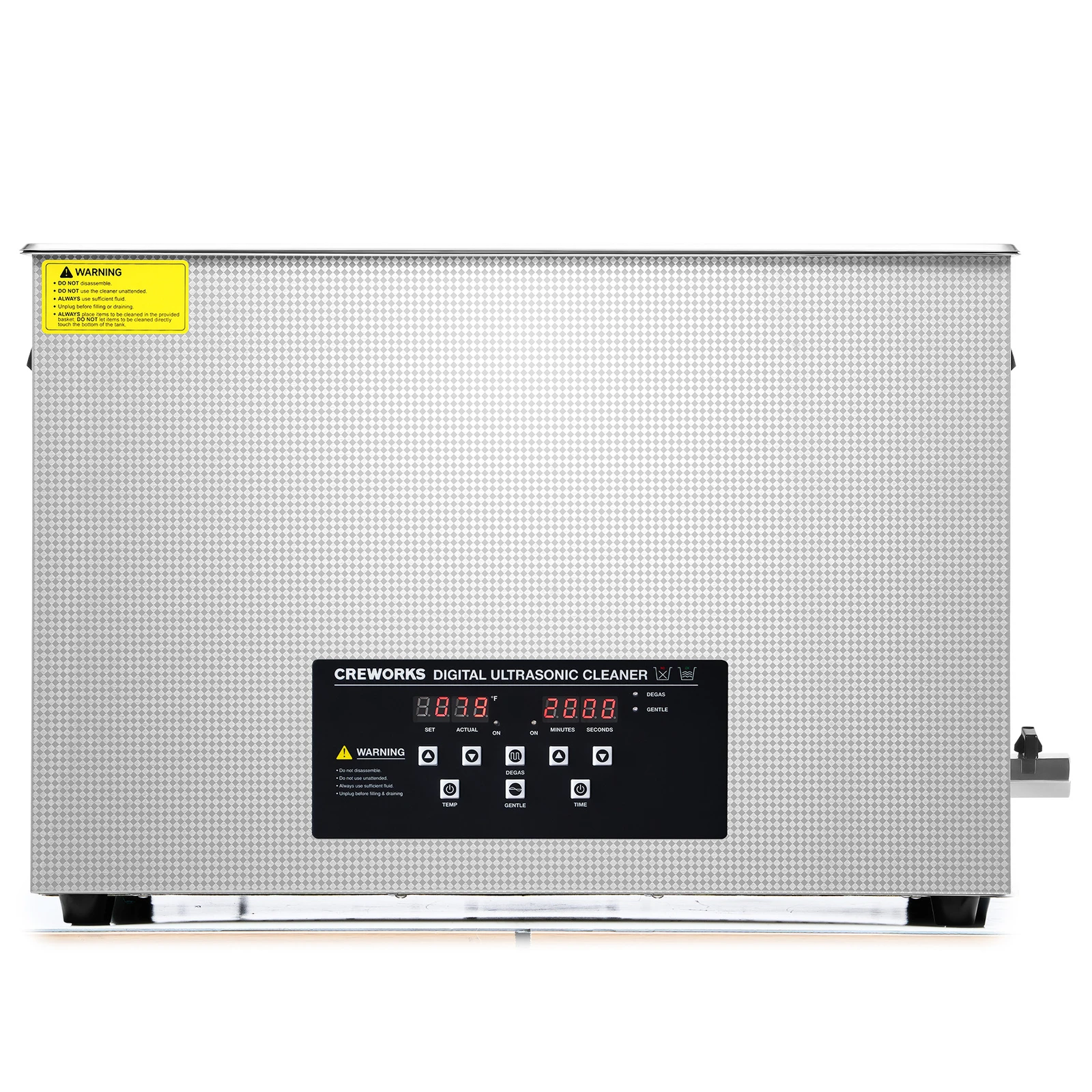 30L Ultrasonic Cleaner with Degas Gentle Modes 600W Heater 30min Timer
30L Ultrasonic Cleaner with Degas Gentle Modes 600W Heater 30min Timer