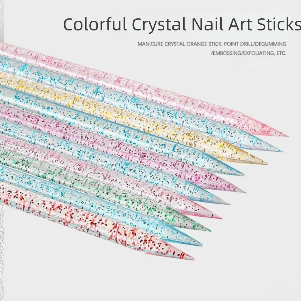 50/100Pcs Reusable Crystal Stick Professional Design Crystal Material Double Head Nail Art Tool Multi-Functional Cuticle Pusher
50/100Pcs Reusable Crystal Stick Professional Design Crystal Material Double Head Nail Art Tool Multi-Functional Cuticle Pusher