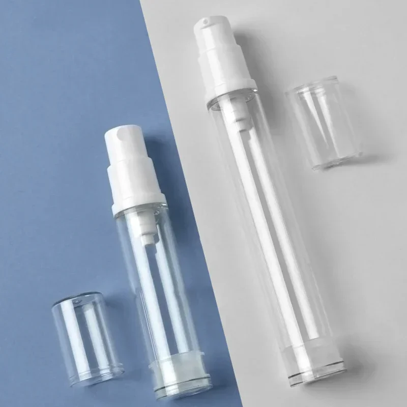5Pcs 5-15ml Airless Pump Vacuum Bottle Plastic Refillable Cream Lotion Emulsion Bottles Liquid Containers Travel Accessories
5Pcs 5-15ml Airless Pump Vacuum Bottle Plastic Refillable Cream Lotion Emulsion Bottles Liquid Containers Travel Accessories