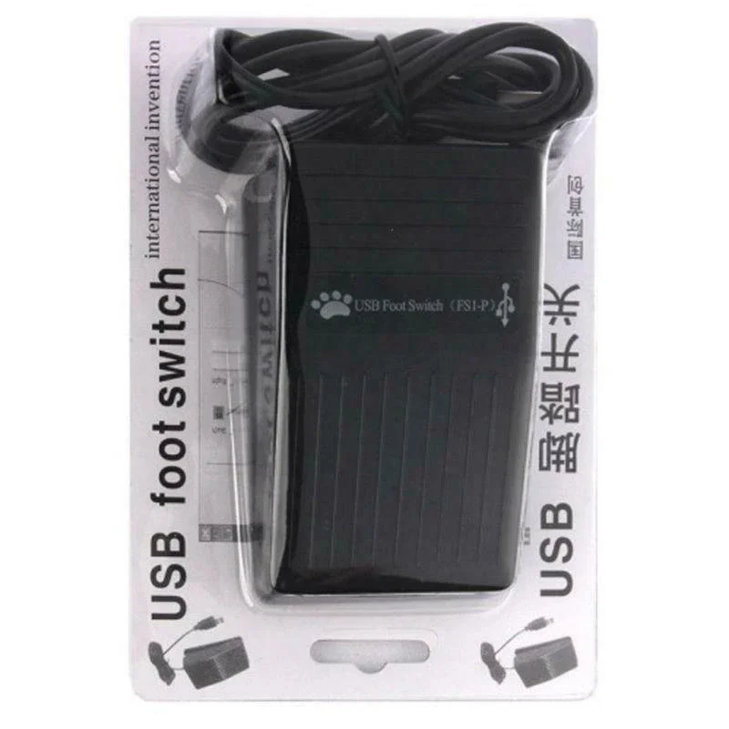 YUXINUO USB Foot Switch Keyboard Pedal for HID PC Computer USB Action Switch Control Pre-Program Key Functions PC Game Mouse
YUXINUO USB Foot Switch Keyboard Pedal for HID PC Computer USB Action Switch Control Pre-Program Key Functions PC Game Mouse