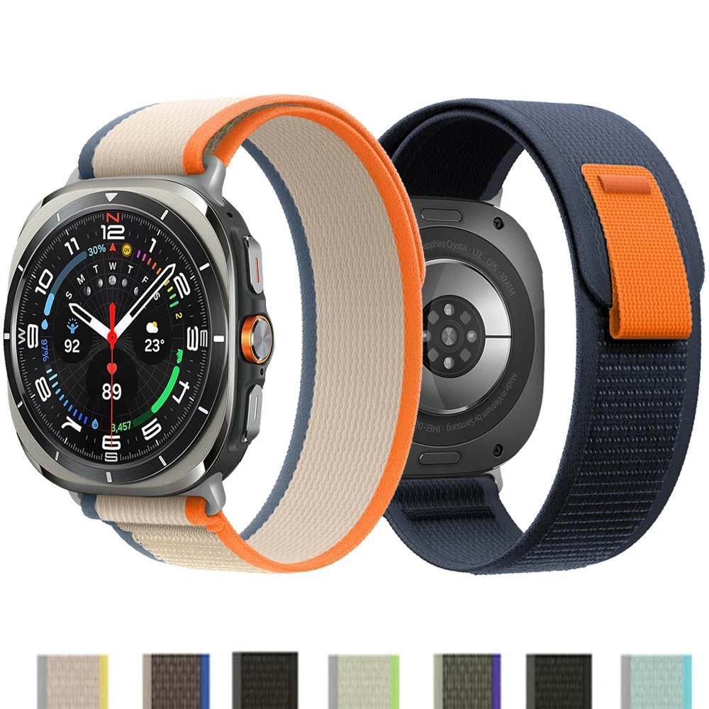 Trail Loop For samsung watch 7 ultra band 47mm Accessories Elastic Nylon Bracelet correa for samsung galaxy watch 7 ultra strap
Trail Loop For samsung watch 7 ultra band 47mm Accessories Elastic Nylon Bracelet correa for samsung galaxy watch 7 ultra strap