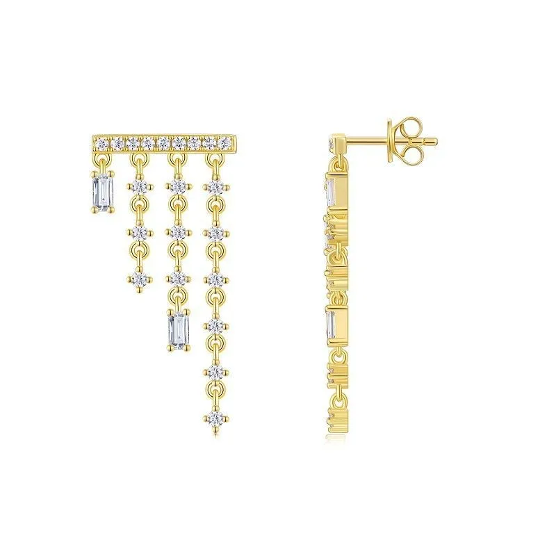 ZFSILVER Fashion Trend y Classic s925 Silver Moissanite Design Rectangle Dangle Tassel Earrings Women Accessories Jewelry E15533
ZFSILVER Fashion Trend y Classic s925 Silver Moissanite Design Rectangle Dangle Tassel Earrings Women Accessories Jewelry E15533