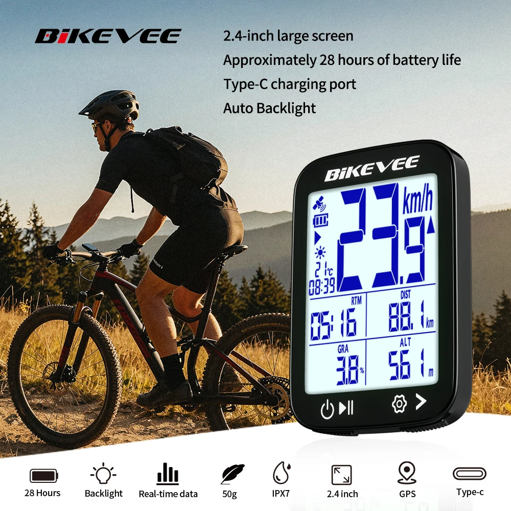 GPS Bike Computer Waterproof Auto Backlight Wireless Bicycle Computer Odometer Speedometer Cycling Riding Accessories
GPS Bike Computer Waterproof Auto Backlight Wireless Bicycle Computer Odometer Speedometer Cycling Riding Accessories