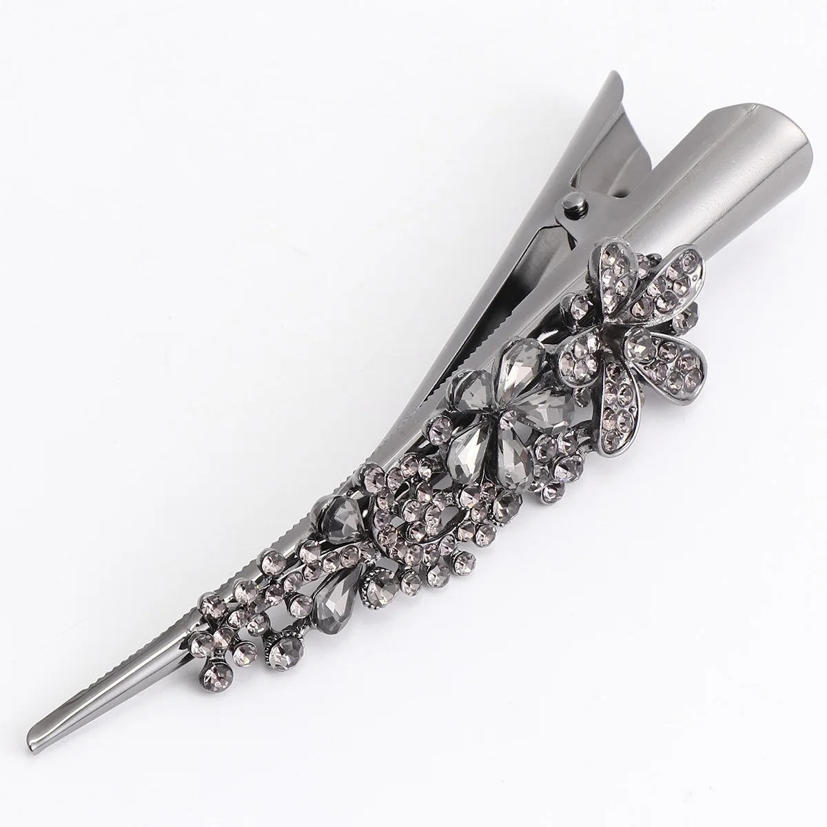 1pc Retro Horn Clips Hair Styling Barrette Grey Crystal Accessories Duckbill Design Firm Grip Non Damaging Hair Styling Barrette
1pc Retro Horn Clips Hair Styling Barrette Grey Crystal Accessories Duckbill Design Firm Grip Non Damaging Hair Styling Barrette