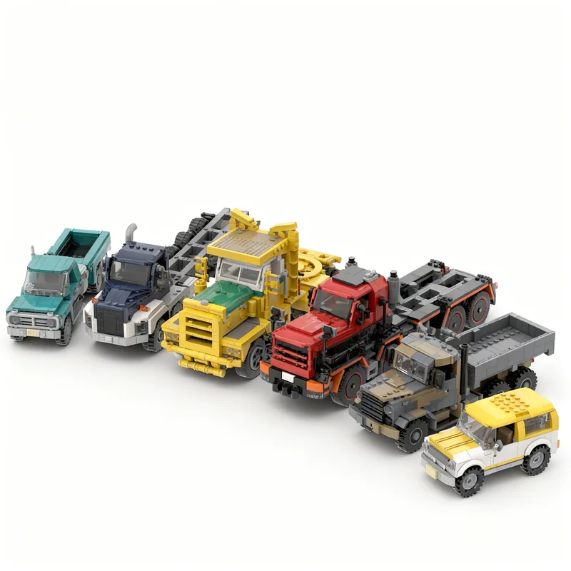 4341PCS MOC City Champions Super Car Snowrunner 6 Trucks Pack Part 2 Model Technology DIY Assembly Building Blocks Display Gift
4341PCS MOC City Champions Super Car Snowrunner 6 Trucks Pack Part 2 Model Technology DIY Assembly Building Blocks Display Gift
