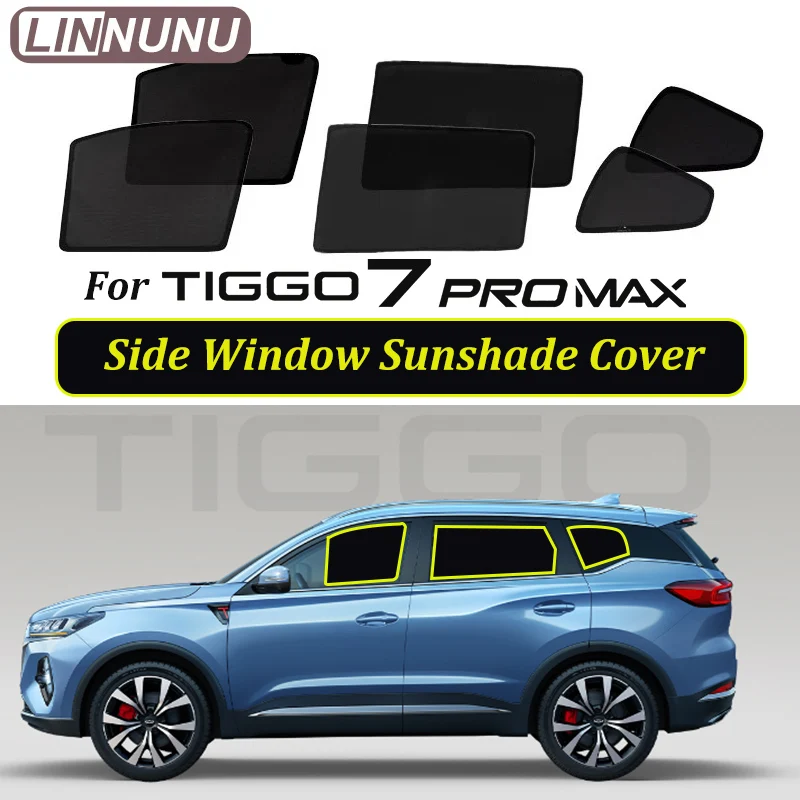 LINNUNU Автомобильная занавеска на боковое окно, магнитный солнцезащитный козырек, сетчатый летний солнцезащитный козырек, защита от ультрафиолета для chery tiggo 7 pro max 2025, аксессуары 
LINNUNU Автомобильная занавеска на боковое окно, магнитный солнцезащитный козырек, сетчатый летний солнцезащитный козырек, защита от ультрафиолета для chery tiggo 7 pro max 2025, аксессуары