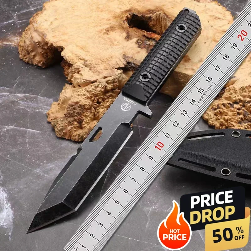 G10 High Hardness Outdoor Tactical Knife Camping Portable Straight Knife Survival Knife
G10 High Hardness Outdoor Tactical Knife Camping Portable Straight Knife Survival Knife