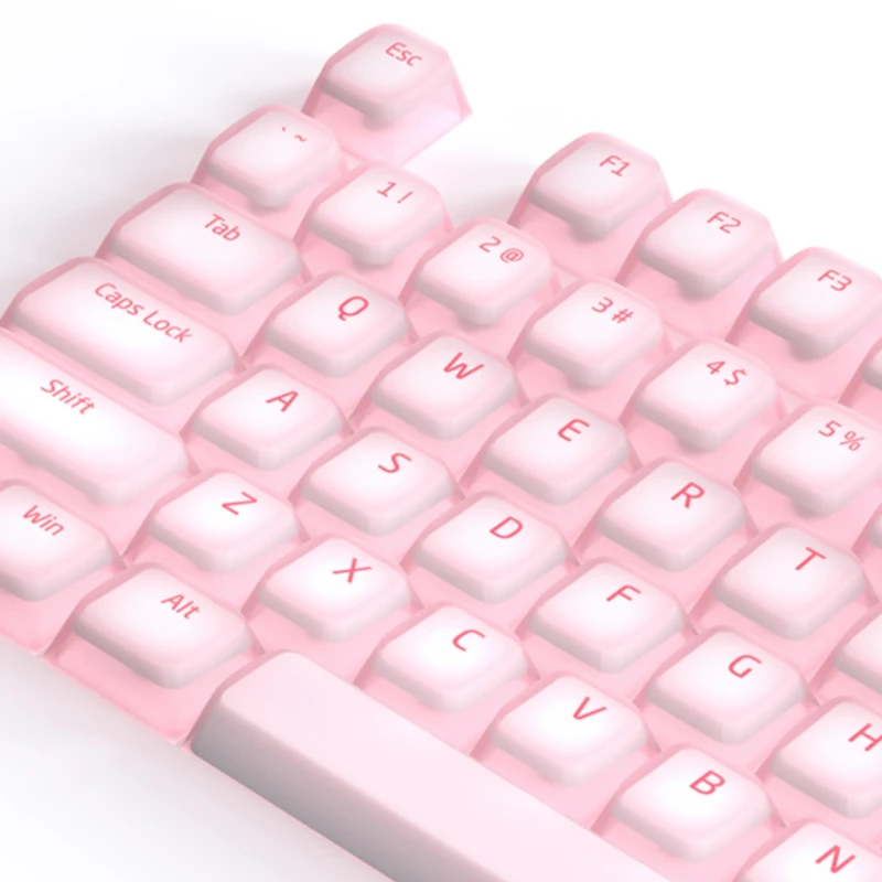 MiFuny Silicone Key Cap Quiet Translucent Soft Cute Pink Dopamine Colorway Cherry Profile PBT Keycaps for Mechanical Keyboard
MiFuny Silicone Key Cap Quiet Translucent Soft Cute Pink Dopamine Colorway Cherry Profile PBT Keycaps for Mechanical Keyboard