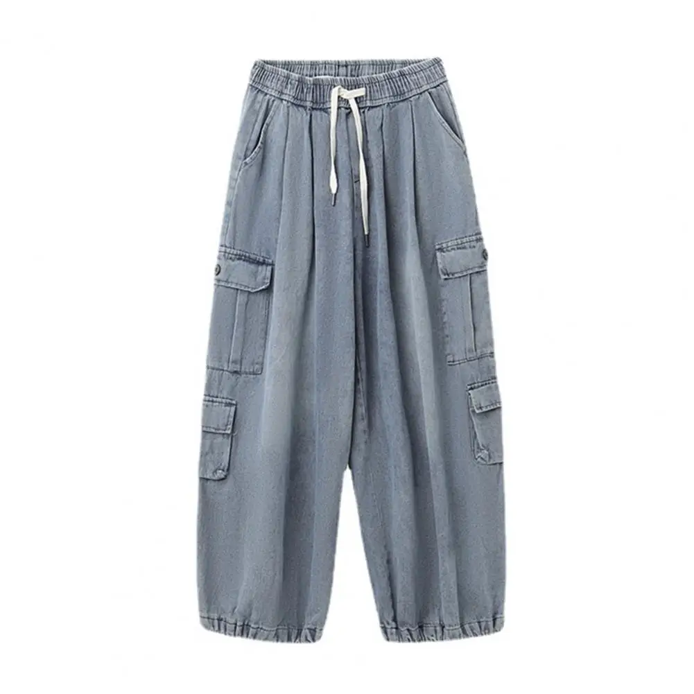 Men Relaxed Fit Jeans Hop Style Denim Pants Elastic Waist Multi Pockets Wide Leg Jeans for Men Trousers with Washed Loose Fit
Men Relaxed Fit Jeans Hop Style Denim Pants Elastic Waist Multi Pockets Wide Leg Jeans for Men Trousers with Washed Loose Fit