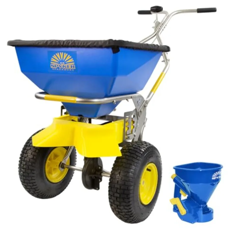 Winter weather de-icing kit: ergo-pro 50 lb spreader with 5 lb handheld spreader durable polyethylene black ergonomic handle an
Winter weather de-icing kit: ergo-pro 50 lb spreader with 5 lb handheld spreader durable polyethylene black ergonomic handle an