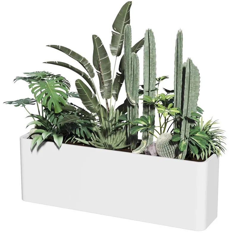Indoor flower box Outdoor flower pot Rectangle slot Restaurant Stainless steel planting box Partition bed
Indoor flower box Outdoor flower pot Rectangle slot Restaurant Stainless steel planting box Partition bed