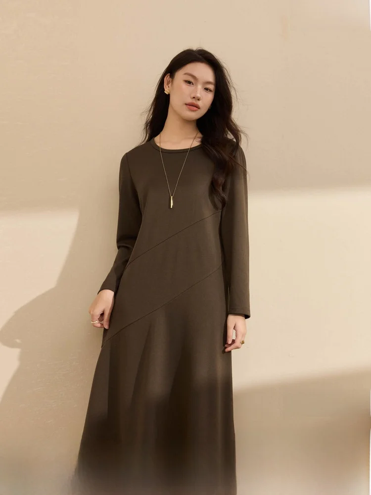 Удобное мягкое женское платье больших размеров для похудения, длинное платье, осеннее новое платье для поездок на работу, круглое платье трапециевидной формы Ne Long Sve D...
Удобное мягкое женское платье больших размеров для похудения, длинное платье, осеннее новое платье для поездок на работу, круглое платье трапециевидной формы Ne Long Sve D...