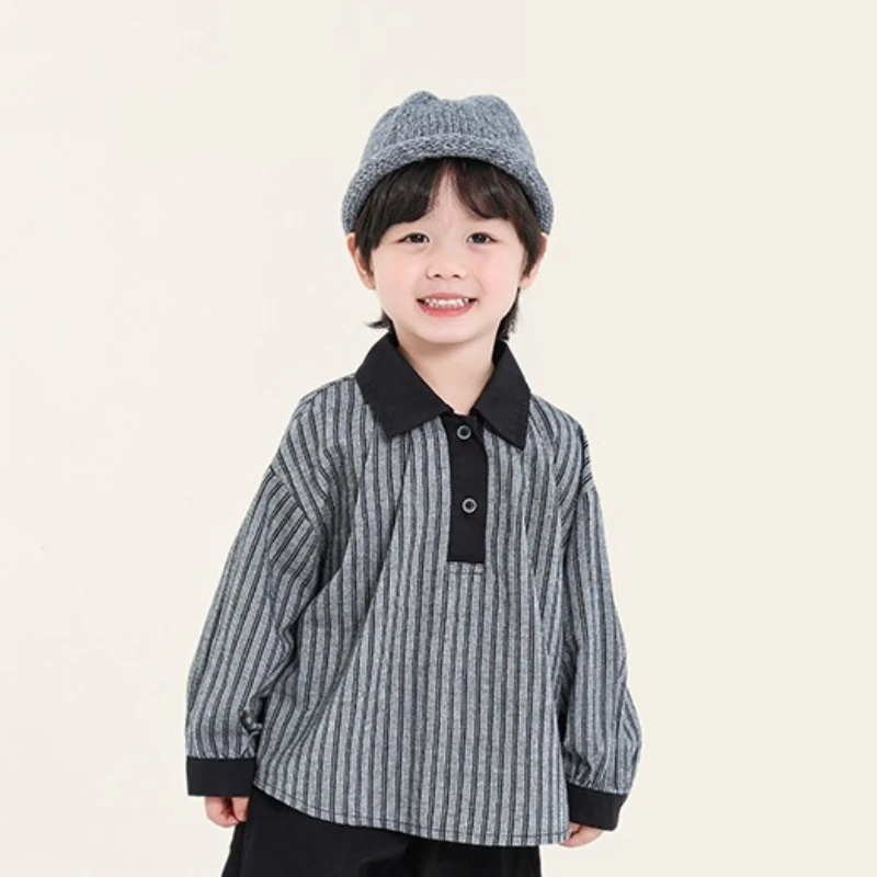 Children's Clothing, Boys' Long Sleeved Shirt Spring Autumn New Style Shirt Contrasting Color Lapel Top
Children's Clothing, Boys' Long Sleeved Shirt Spring Autumn New Style Shirt Contrasting Color Lapel Top