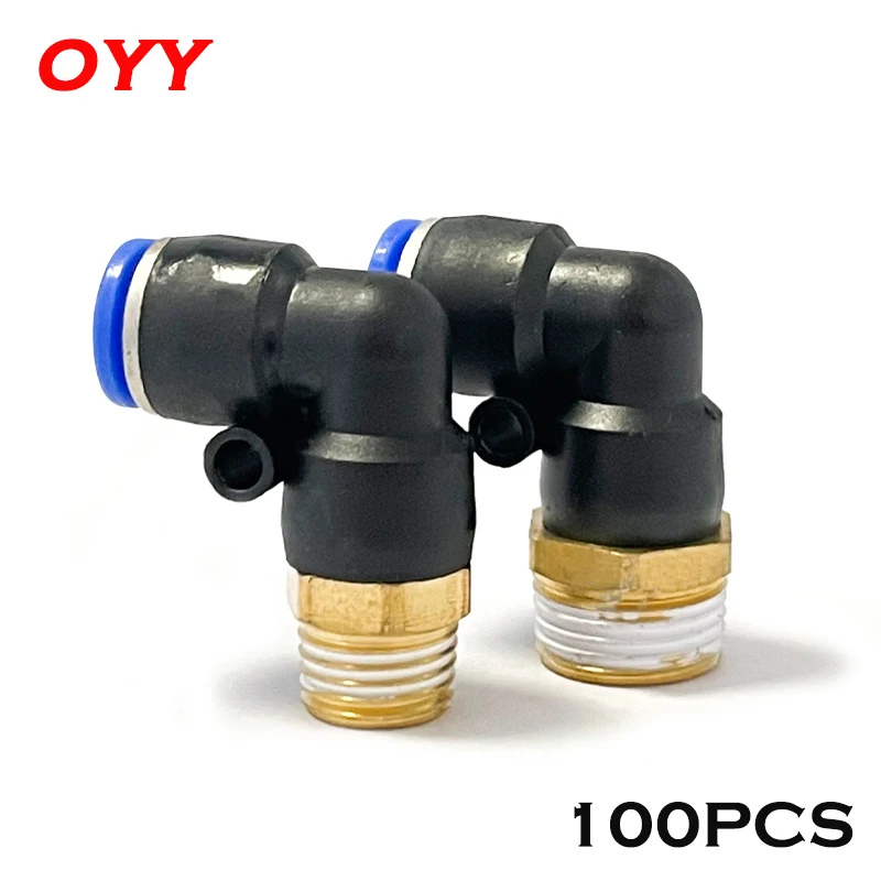 100Pcs PL Elbow 4-M5 6-M5 Straight Air Connector Pneumatic Quick Fittings 1/8" 1/4" 3/8"1/2" Male Thread Push In
100Pcs PL Elbow 4-M5 6-M5 Straight Air Connector Pneumatic Quick Fittings 1/8" 1/4" 3/8"1/2" Male Thread Push In