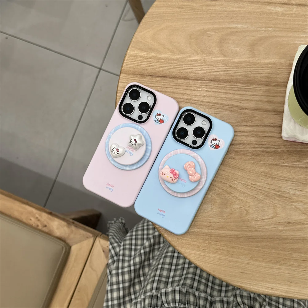Korea INS Cute 3D Star Hellokitty Magnetic Stand Phone Case for iPhone 17 16 15 14 13 12 Pro Max Cover For Magsafe Holder Cases
Korea INS Cute 3D Star Hellokitty Magnetic Stand Phone Case for iPhone 17 16 15 14 13 12 Pro Max Cover For Magsafe Holder Cases