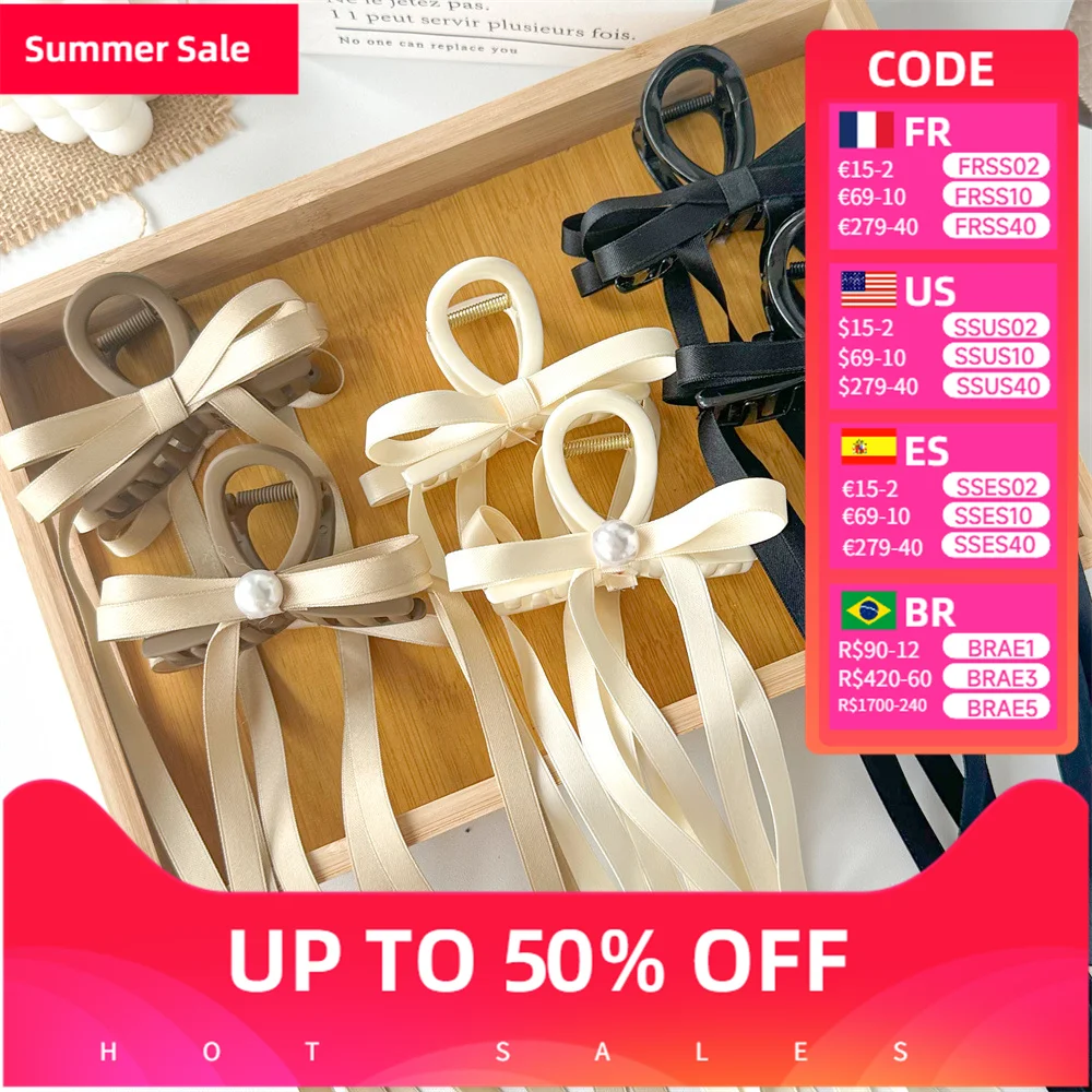 Butterfly Ribbon hairpins Ballet Hairpin Shark Clip Hair Claw Versatile bow khot Hair Accessories
Butterfly Ribbon hairpins Ballet Hairpin Shark Clip Hair Claw Versatile bow khot Hair Accessories